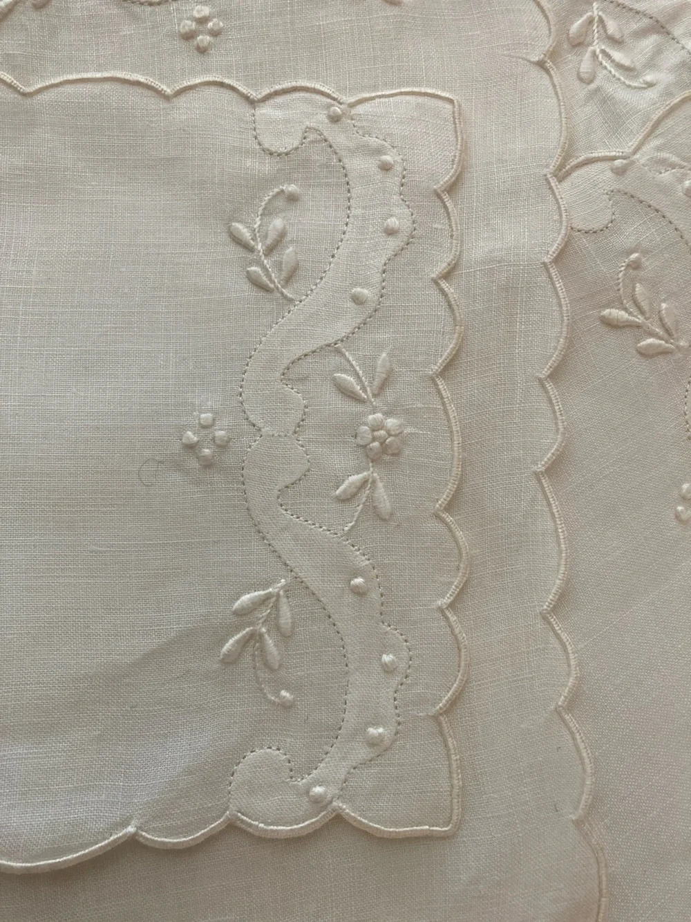 Antique NEW Imperial Crown Linen Bar Napkins (set of 8)
